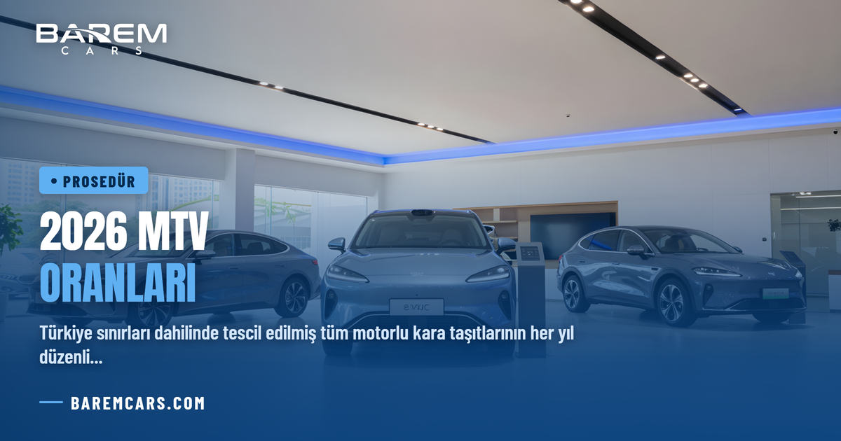 2026 MTV Oranları: Motor Hacmine Göre Güncel Araç Vergisi Listesi
