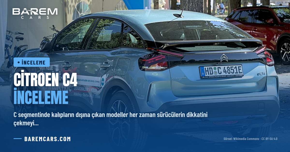 Citroen C4 İnceleme: Konfor Odaklı Crossover Tasarımı, Motor ve Donanım Rehberi
