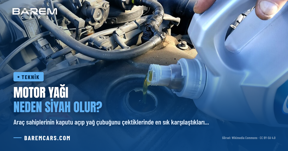 Motor Yağı Neden Siyah Olur? Kararma Bir Arıza Belirtisi mi?