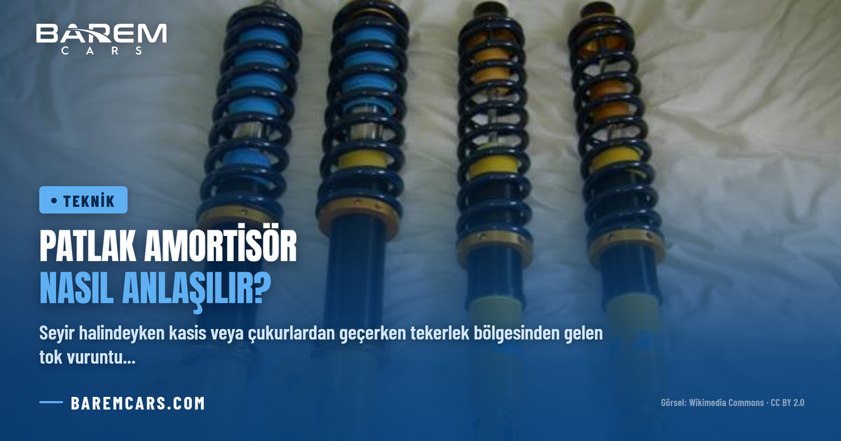 Patlak Amortisör Nasıl Anlaşılır? Belirtileri, Test Yöntemleri ve Çözümü