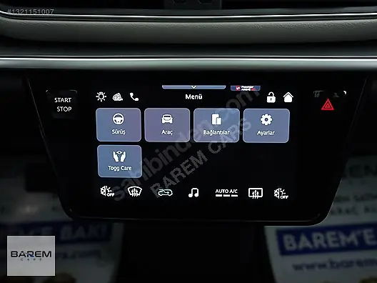 2024 TOGG Boyasız , Değişensiz , Uzun Menzil,Cam Tavan, Hayalet , Keyless T10X V1 Uzun Menzil - satılık fotoğraf 19