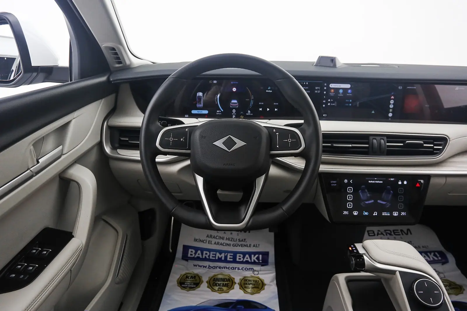 2023 TOGG ANKARA Barem Cars - Boyasız,Değişensiz ,Cam T.,Meridian,Kış P. T10X V2 Standart Menzil - satılık fotoğraf 11